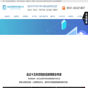 阜阳网站关键词优化/网站设计制作/微信小程序开发/百度排名-安徽凌众智能科技有限公司