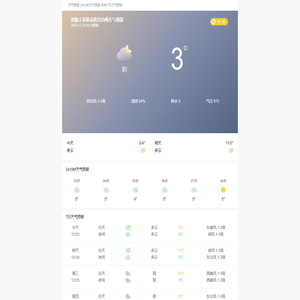 天气预报 - 24小时 7天 天气预报 生活指数 - 查天气网